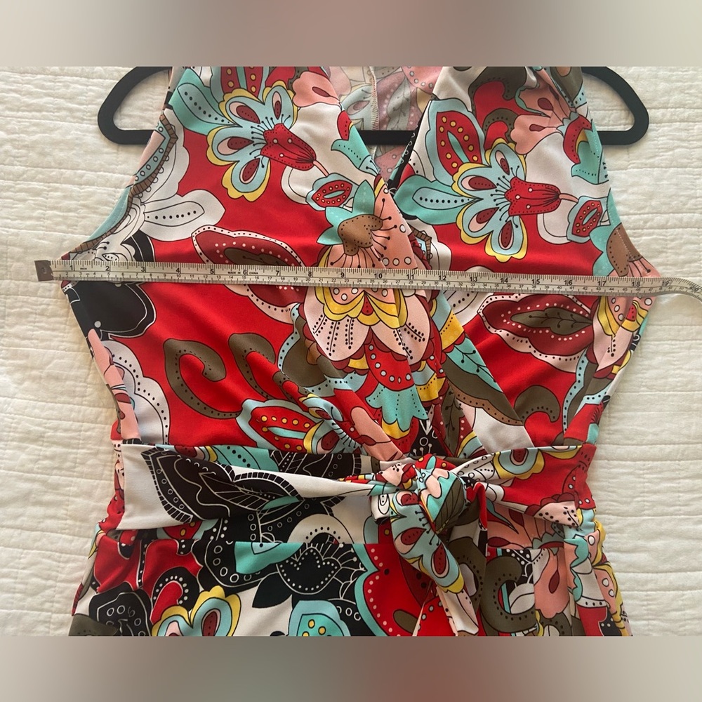 New York & Company Floral Faux Wrap Maxi Dress - Picture 5 of 6